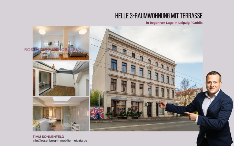 Titelbild - Wohnung kaufen in Leipzig / Gohlis - Gemütliche 3-Raumwohnung in zentraler Lage in Leipzig / Gohlis