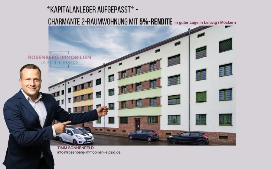 Titelbild (14) - Wohnung kaufen in Leipzig / Möckern - *5%-Rendite* 2-Raumwohnung mitten in Leipzig!