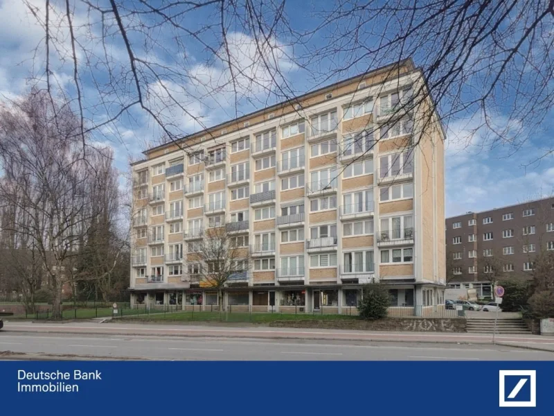 Südwest Ansicht - Wohnung kaufen in Hamburg - 3 -Zi. Maisonette, Eigentum auf zwei Etagen!