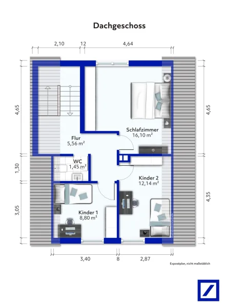 Grundriss Dachgeschoss