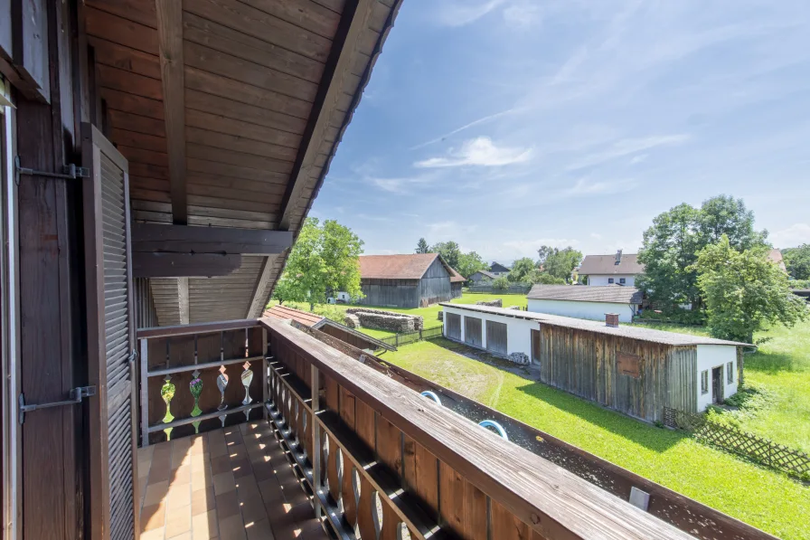 Balkon im Dachgeschoss