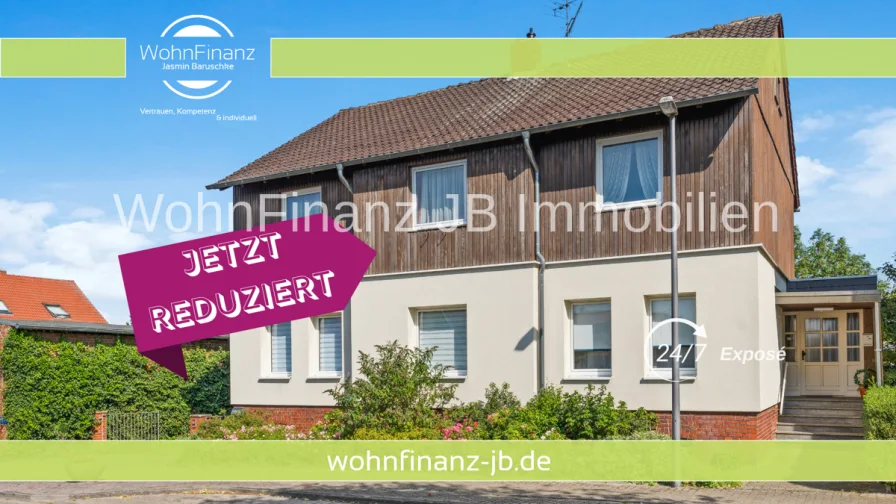 Titelbild Neindorf reduziert - Haus kaufen in Wolfsburg / Neindorf - Zweifamilienhaus mit weitläufigem Garten und vielfältigem Gestaltungspotential