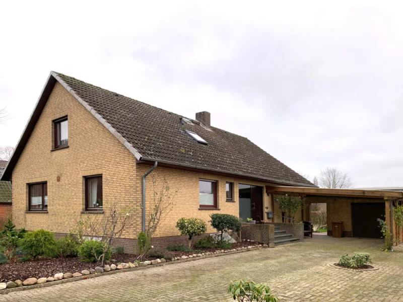 Außenansicht - Haus kaufen in Twistringen - Gemütliches Einfamilienhaus in zentraler Lage in Twistringen