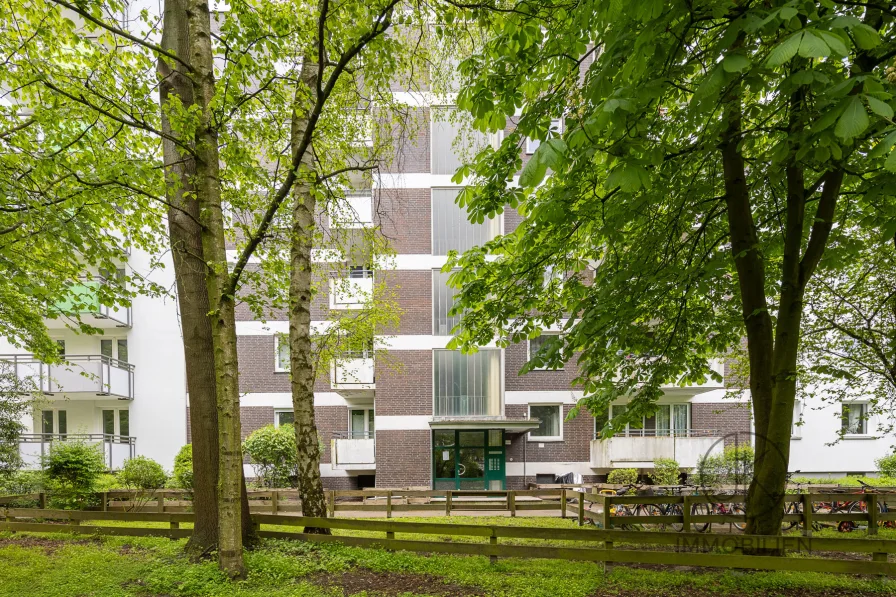 Außenaufnahmen - Wohnung kaufen in Bremen / Kattenturm - ***Gemütliches Zuhause in Bremen-Kattenturm: 2-Zimmer-Wohnung mit Balkon