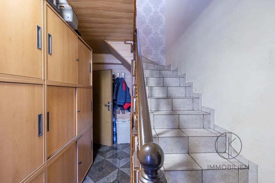 Treppe zur Wohnung