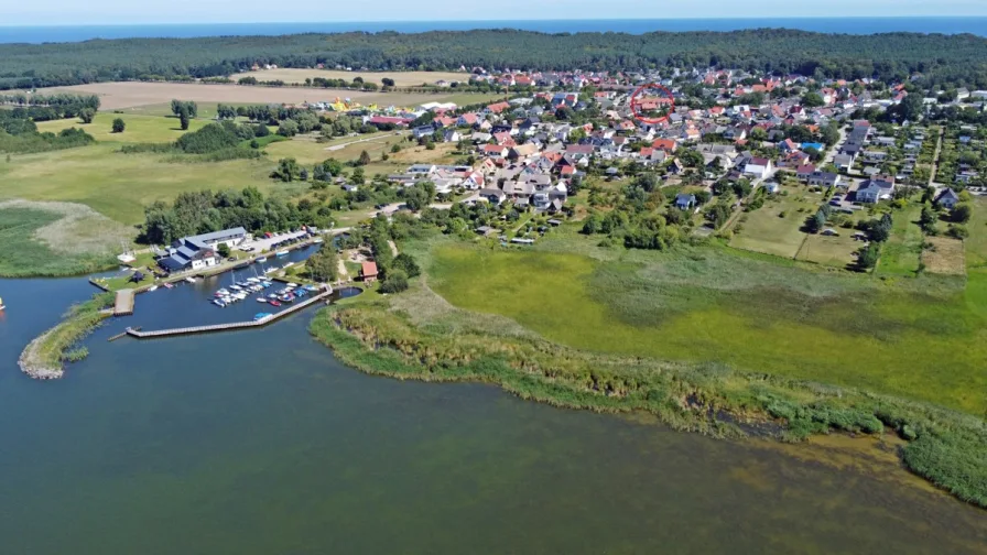 Blick vom Hafen Ückeritz