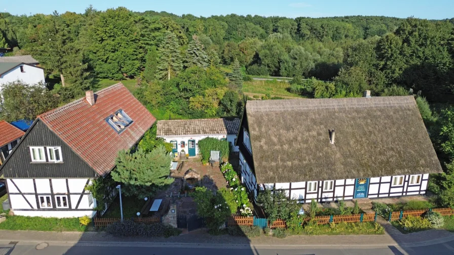 3 Seitenhof - Haus kaufen in Neppermin - Charmantes Ensemble nahe des Nepperminer Sees: Wohnhaus, Café und Ferienwohnungen