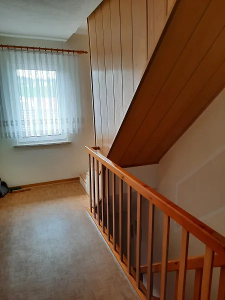 Treppenaufgang zum Dachboden