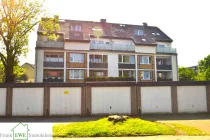 Hausansicht Rückseite, 5-Zimmer-Maisonette-Wohnung zum Kauf in Düsseldorf Holthausen, Frank Ewe Immobilienmakler Düsseldof