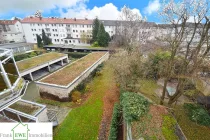 Ausblick Balkon, 2-Zimmer-Wohnung mit Loggia, Stellplatz zum Kauf in Düsseldorf Holthausen, Frank Ewe Immobilienmakerl