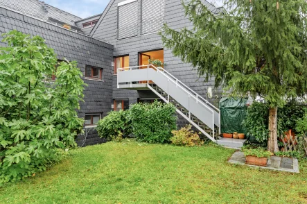 Hausansicht - Wohnung kaufen in Wiesbaden / Wiesbaden Nordost - Für Liebhaber der Bauhausarchitektur von Rainer Schell