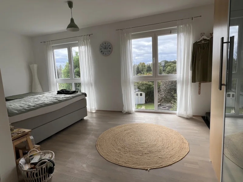 Schlafzimmer mit Blick 