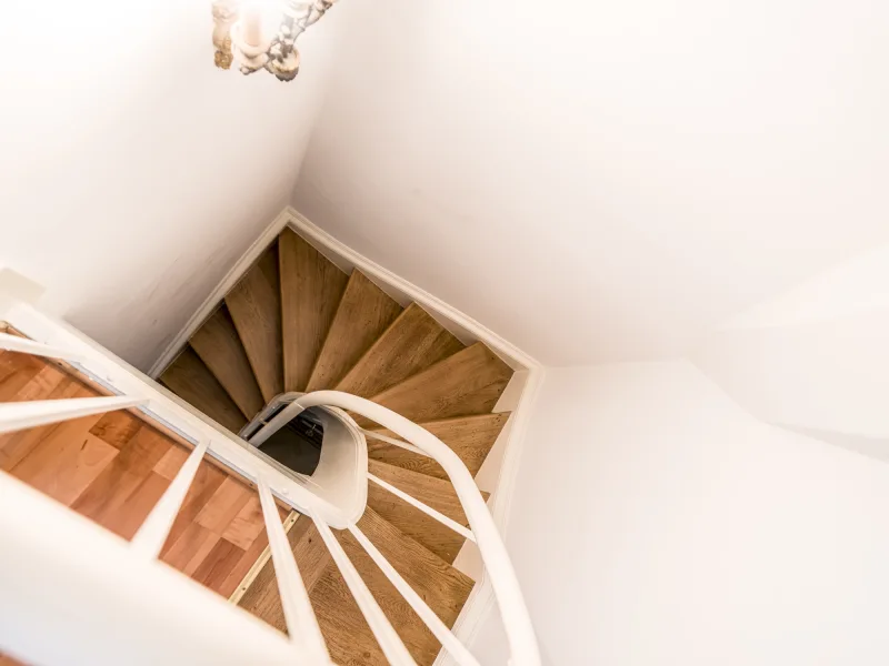 Treppe zum Turmzimmer