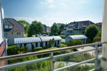 Balkon am Schlafzimmer mit Südausrichtung