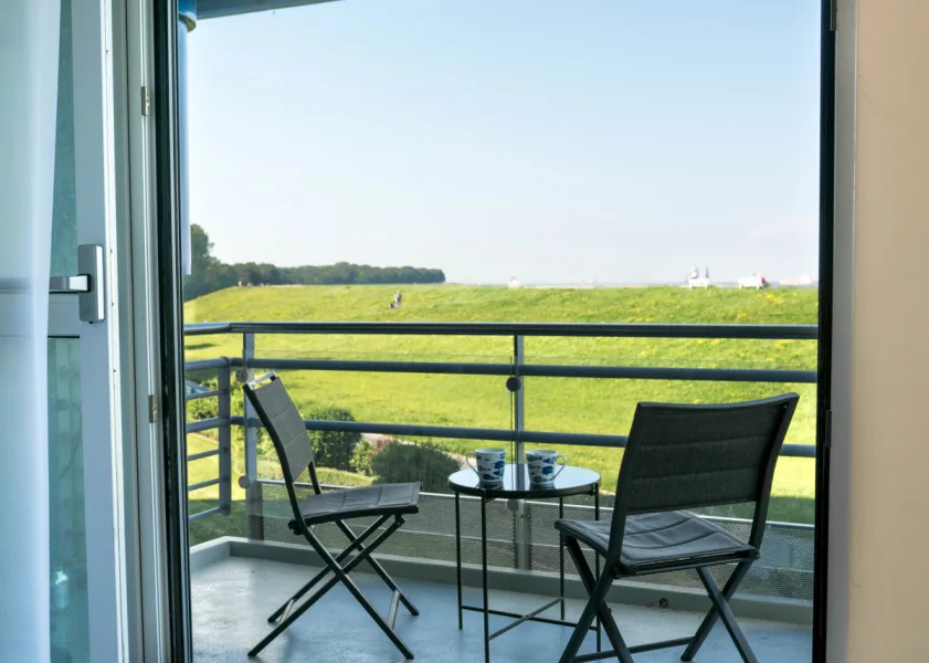 Balkon am Wohnzimmer