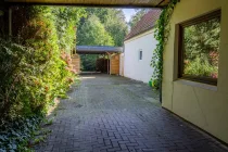 Carport mit Durchfahrt