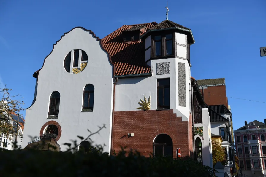 Außenaufnahme 2 - Haus mieten in Bremerhaven - Bremerhaven-Mitte//Einzigartig und wunderschön;  eine großartig erhaltene Jugendstilvilla