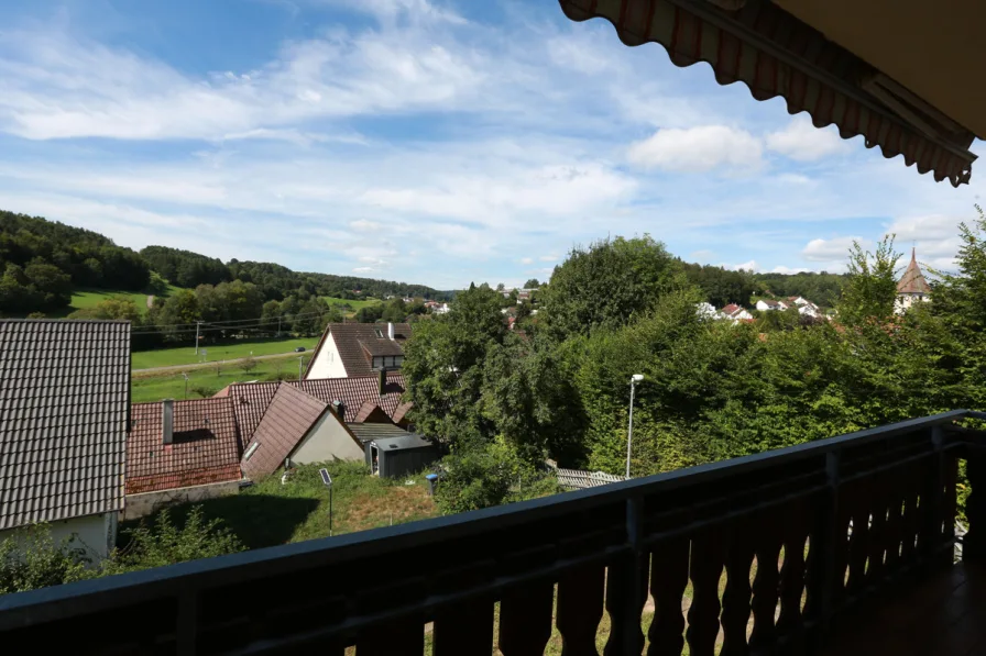 Blick vom Balkon EG