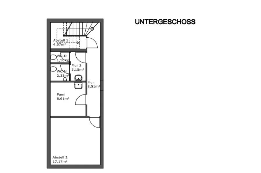 Grundriss Untergeschoss