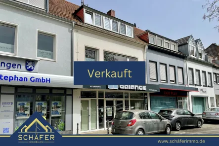 1 - Haus kaufen in Saarlouis - Große Gewerbeeinheit + Schöne Maisonette-Wohnung im Zentrum von Saarlouis zu verkaufen