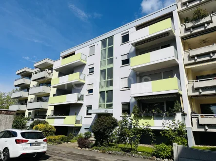Außenansicht - Wohnung kaufen in Viernheim - Großzügige 3 Zimmer Wohnung mit Loggia, Balkon und Garage