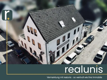 Luftbild (1) - Haus kaufen in Mannheim - Investment in Sandhofen - Exklusiv bei realunis