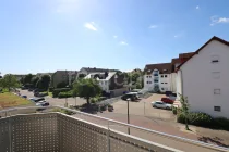 Blick vom Balkon