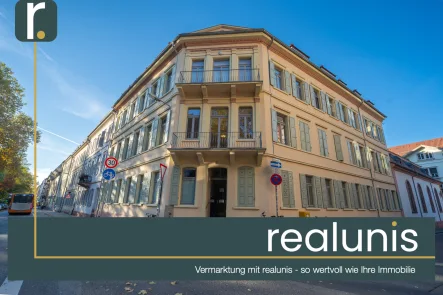 Außenansicht - Wohnung kaufen in Heidelberg - Stilvolle Wohnung im historischen Altbau im Herzen Heidelbergs