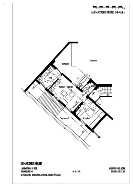 bemaßter Grundriss 