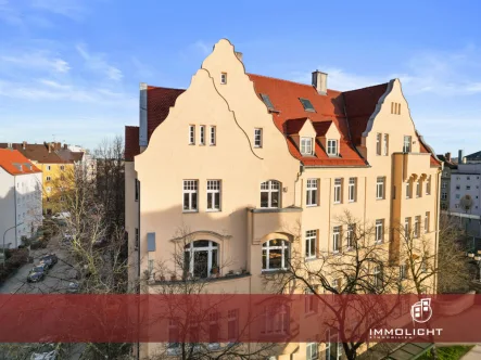 Wohnanlage - Wohnung kaufen in Augsburg - Sonniger 2,5-Zimmer Altbauklassiker im beliebten Bismarckviertel!