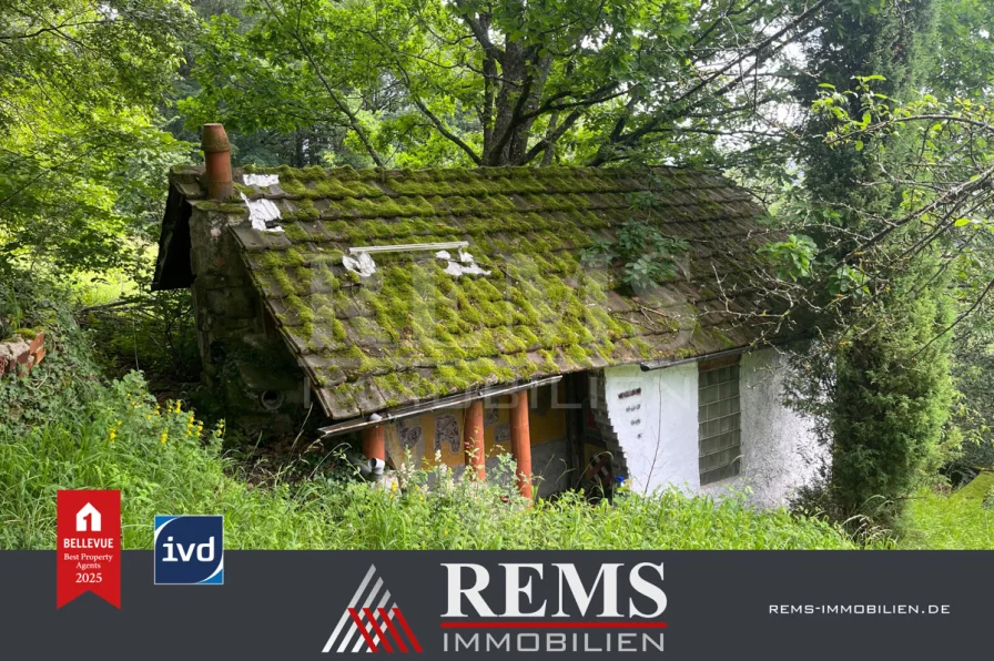 Titelbild - Grundstück kaufen in Schorndorf - Idyllisches Freizeitgrundstück mit Steinhaus in ruhiger Lage