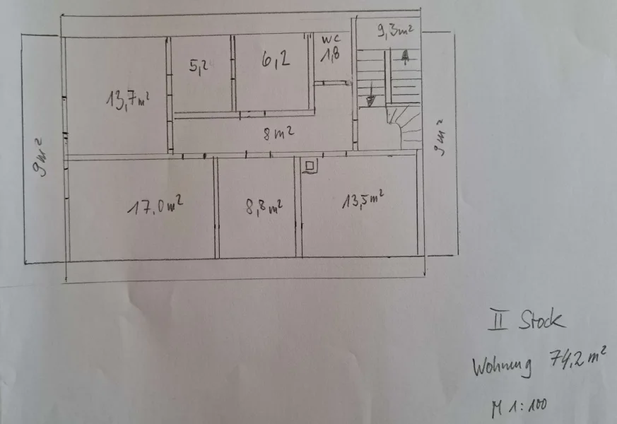 Grundriss 2. Stock