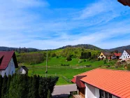 Aussicht vom Balkon im 1. OG