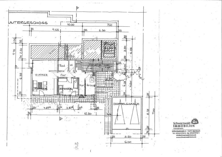 Grundriss Untergeschoss