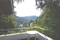 Blick vom Balkon