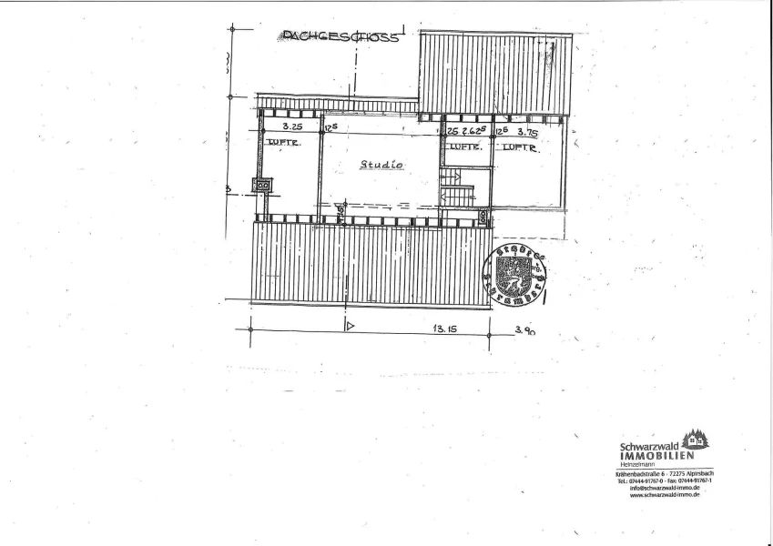 Grundriss Dachgeschoss