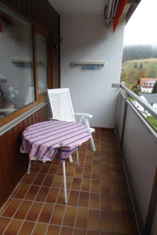 Balkon - Wohnung kaufen in Baiersbronn - Luxus-Appartement in Aussichtslage in Baiersbronn-Obertal