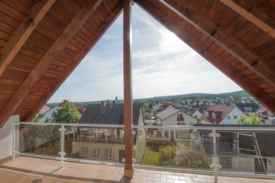 Dachterrasse mit tollem Blick