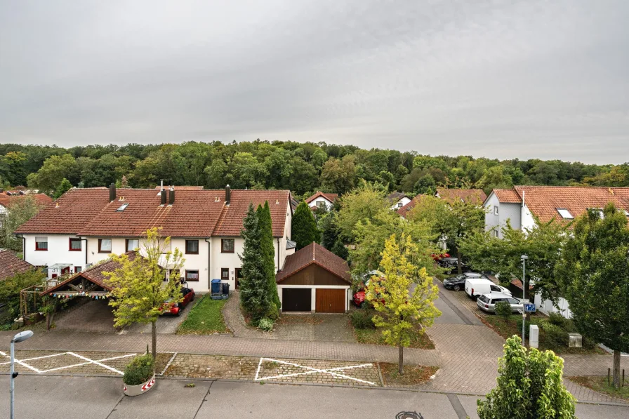 Aussicht vom Balkon