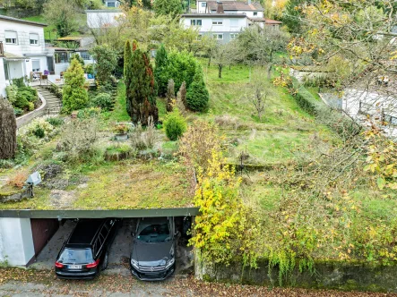 Straßenansicht - Grundstück kaufen in Mosbach - Baugrundstück in naturnaher Lage!