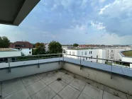 Balkon mit blick über Heilbronn 