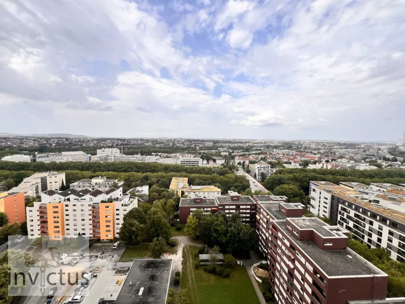 Blick vom Balkon