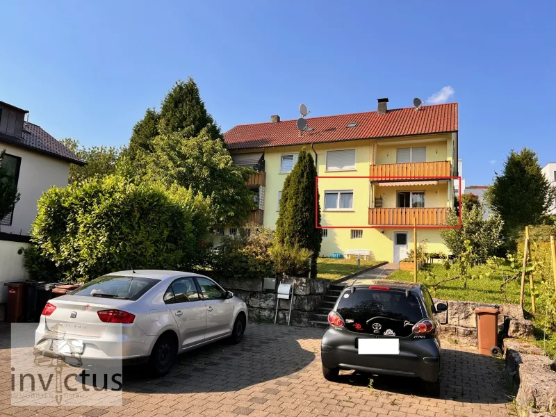 Außenansicht - Wohnung kaufen in Weinsberg - 3-Zimmer mit Balkon, Garten & Stellplatz – Blick ins Grüne inklusive!