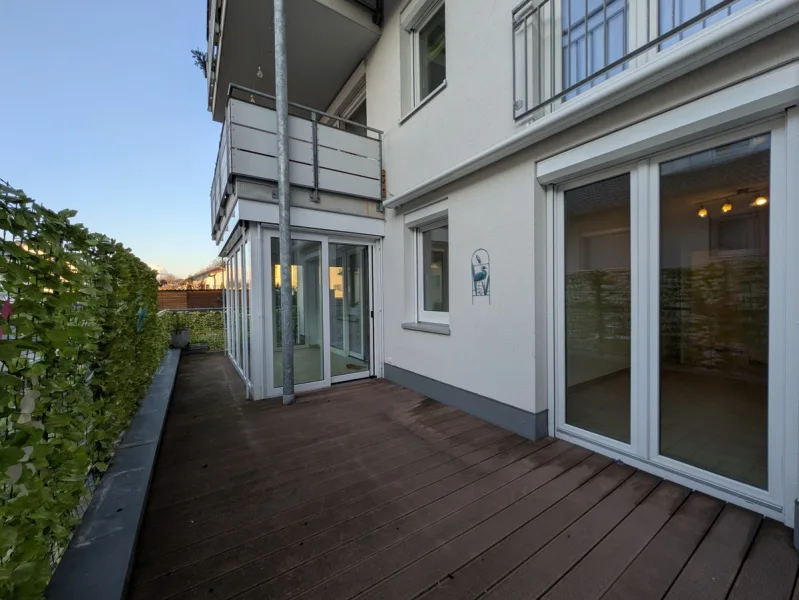 Terrasse - Wohnung mieten in Waldshut-Tiengen / Tiengen - Großzügige, helle 4-Zimmerwohnung Stadtnah.