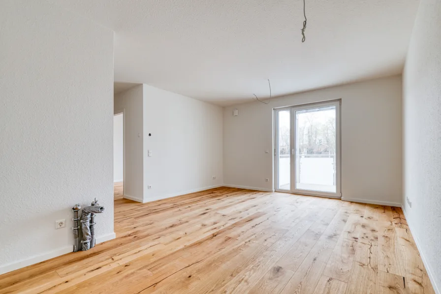 Wohn- Essbereich - Wohnung kaufen in Rastatt - Helle 3- Zimmer Neubauwohnung