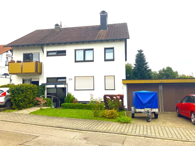 Außenansicht - Wohnung mieten in Königsbach-Stein / Stein - 3- Zimmer Wohnung mit Balkon, Terrasse und Garten