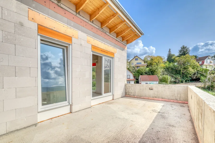 Dachterrasse - Haus kaufen in Gaggenau - Doppelhaushälfte  in guter Lage