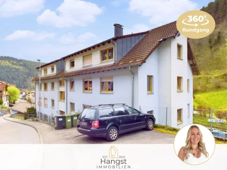 MFH Straßenansicht - Haus kaufen in Bad Wildbad - Lukratives MFH 11 Einheiten + EFH in Bad Wildbad