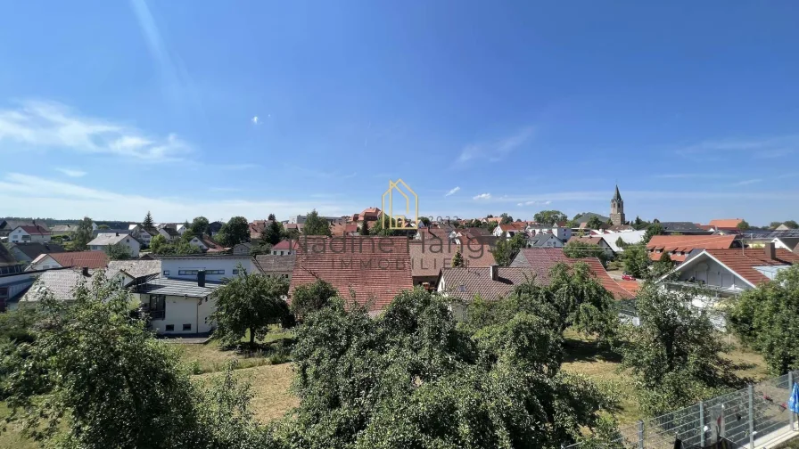 Aussicht vom Balkon