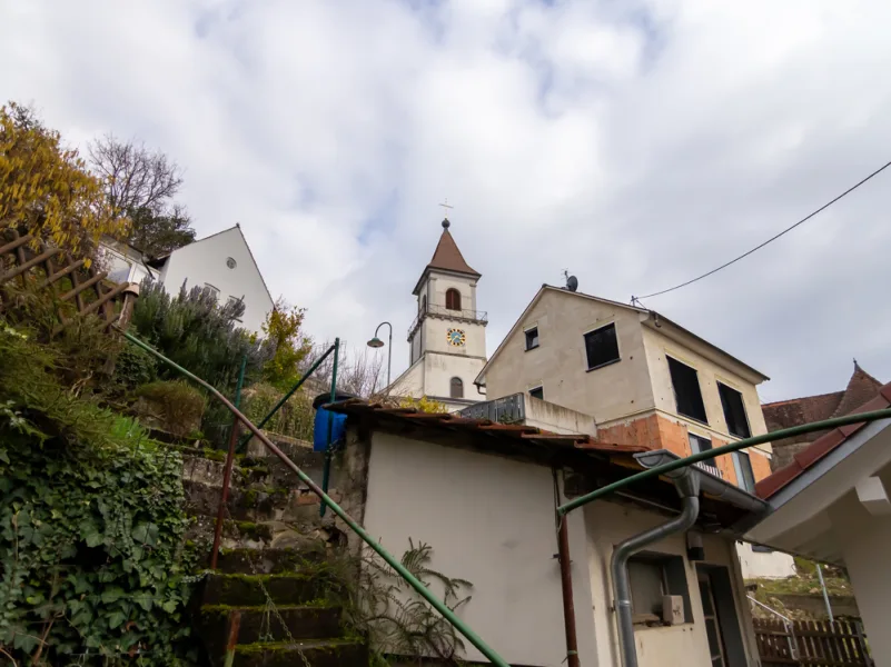 Treppe zum Garten